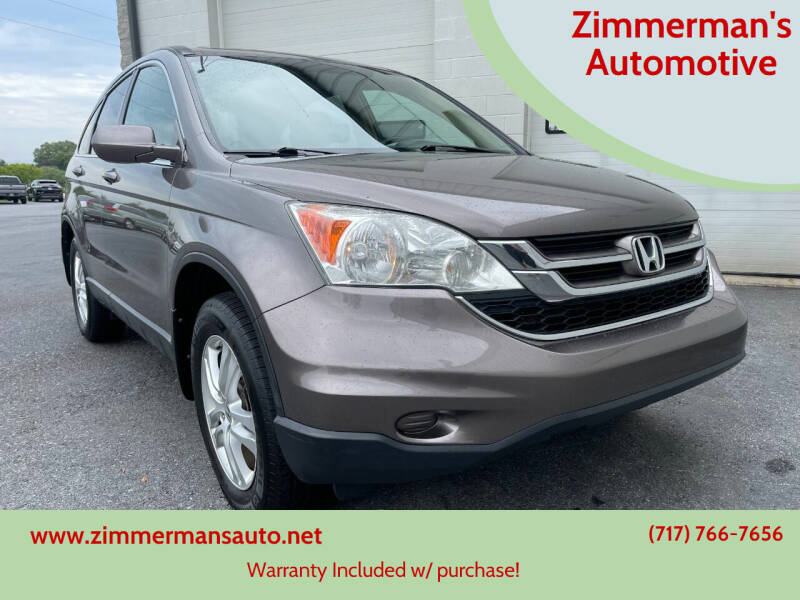 2010 Honda CR-V for sale at Zimmerman's Automotive in Mechanicsburg PA