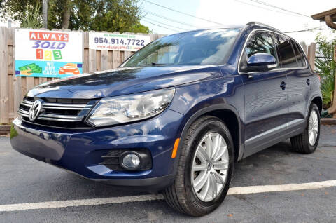 2016 Volkswagen Tiguan for sale at ALWAYSSOLD123 INC in Fort Lauderdale FL