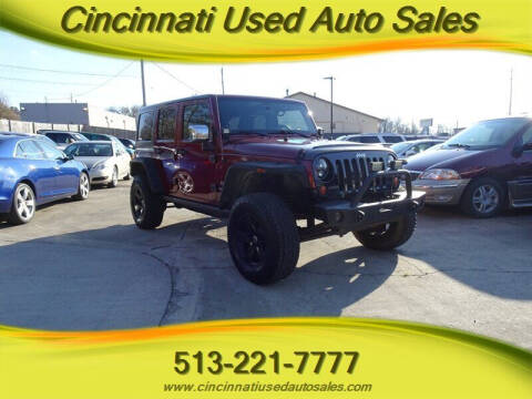 2012 Jeep Wrangler Unlimited for sale at Cincinnati Used Auto Sales in Cincinnati OH