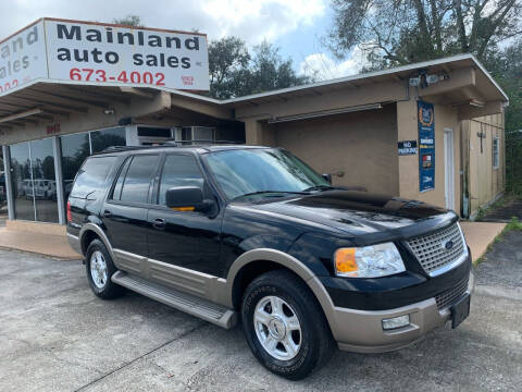 2004 Ford Expedition for sale at Mainland Auto Sales Inc in Daytona Beach FL