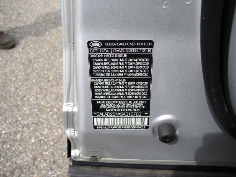 2005 Land Rover LR3 SE