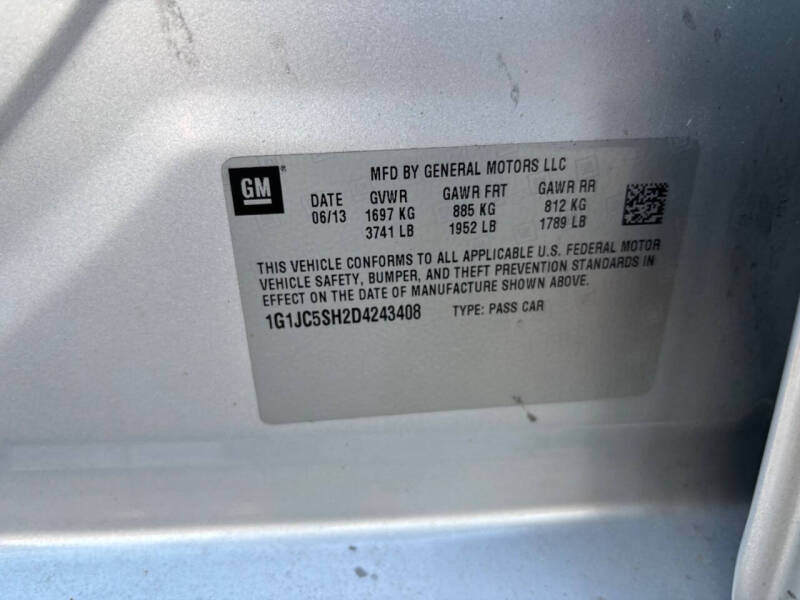 2013 Chevrolet Sonic LT Auto