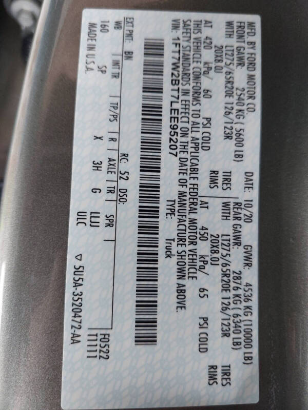 2020 Ford F-250 Super Duty King Ranch