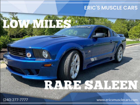 2006 Ford Mustang for sale at Eric's Muscle Cars in Clarksburg MD