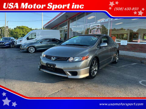 2008 Honda Civic for sale at USA Motor Sport inc in Marlborough MA