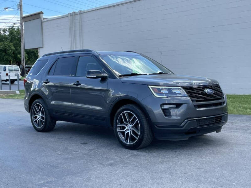 Used 2018 Ford Explorer Sport with VIN 1FM5K8GT3JGB45116 for sale in Knoxville, TN