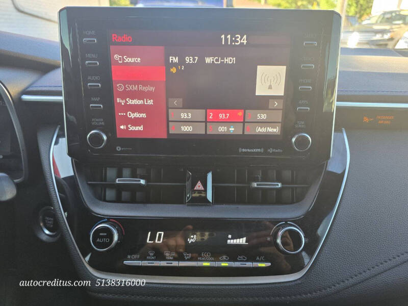 2020 Toyota Corolla XSE