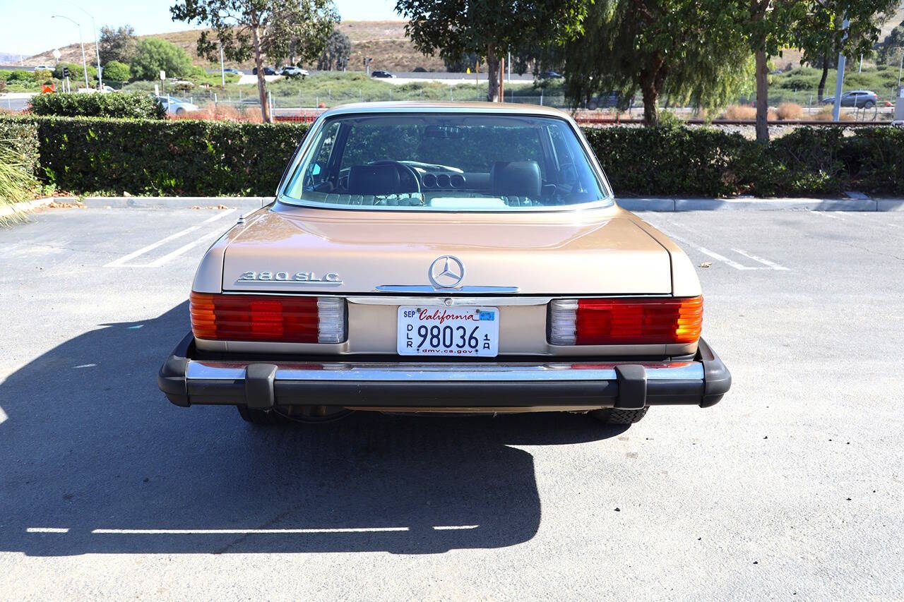 1981 Mercedes-Benz 380-Class for sale at DE AUTOS INC in San Juan Capistrano, CA