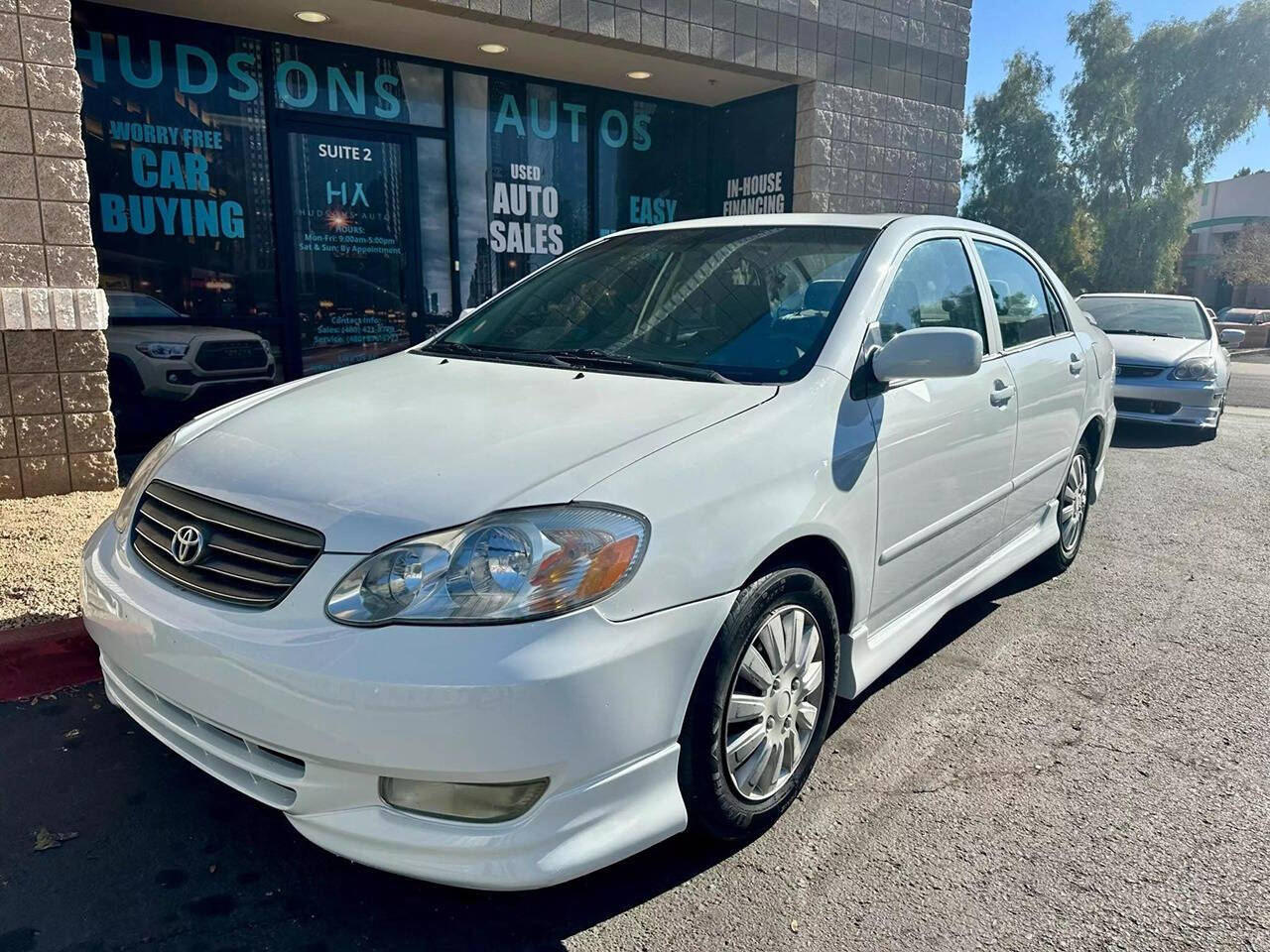 2004 Toyota Corolla for sale at HUDSONS AUTOS in Gilbert, AZ