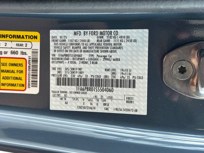 2025 Ford Mustang Dark Horse