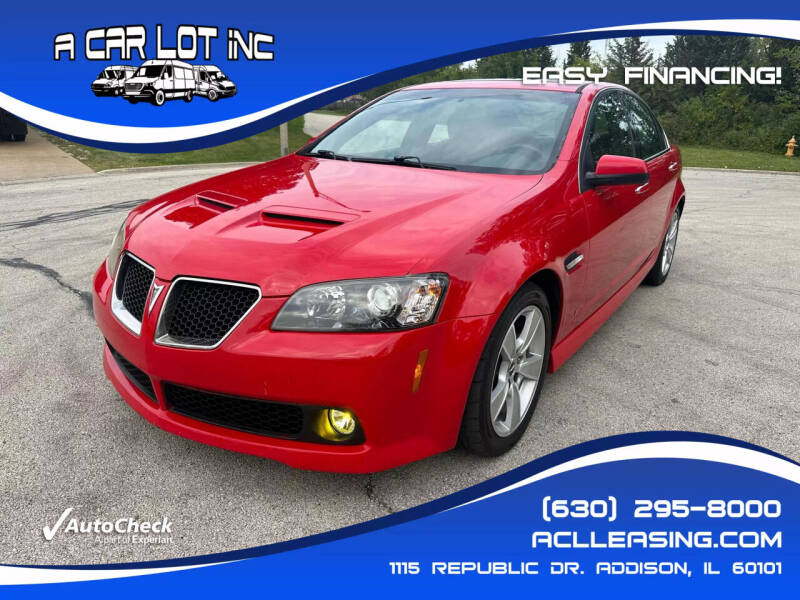 2009 Pontiac G8 for sale at A Car Lot Inc. in Addison IL