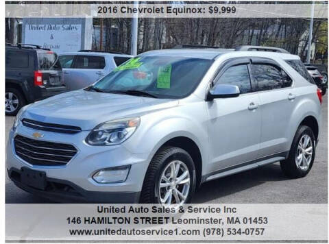 2016 Chevrolet Equinox for sale at United Auto Sales & Service Inc in Leominster MA