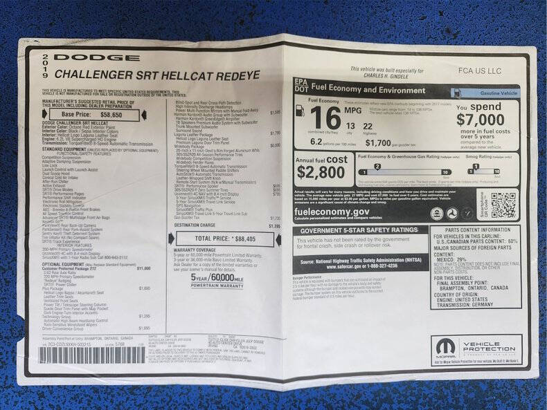 2019 Dodge Challenger