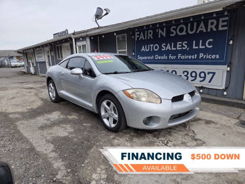 2007 Mitsubishi Eclipse for sale at Fair 'N Square Auto Sales, LLC in Auburn WA