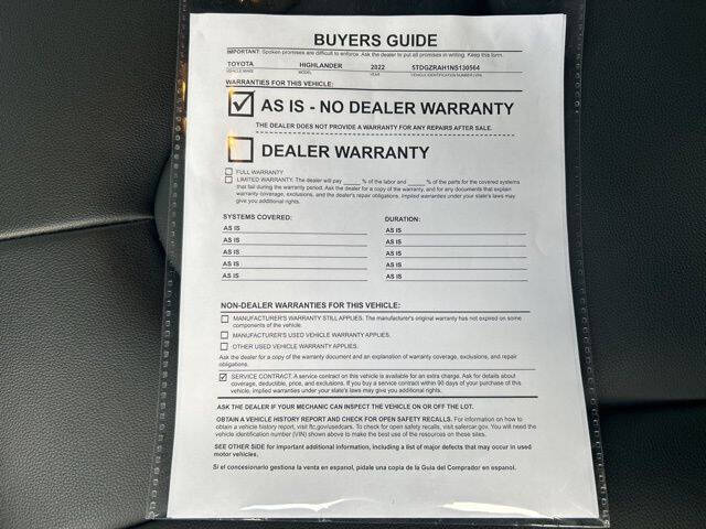 2022 Toyota Highlander XLE