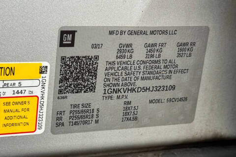 2017 Chevrolet Traverse LT