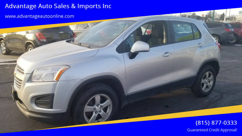 2015 Chevrolet Trax for sale at Advantage Auto Sales & Imports Inc in Loves Park IL