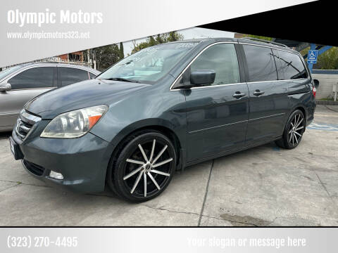 2005 Honda Odyssey for sale at Olympic Motors in Los Angeles CA