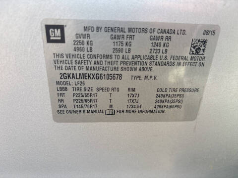2016 GMC Terrain SLE-1