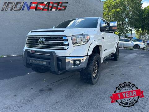 2021 Toyota Tundra for sale at IRON CARS in Hollywood FL