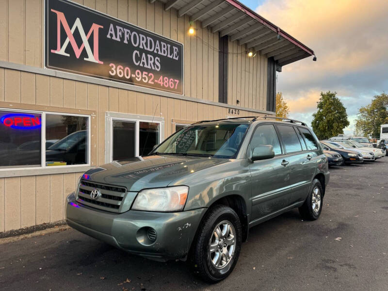 2005 Toyota Highlander for sale at M & A Affordable Cars in Vancouver WA