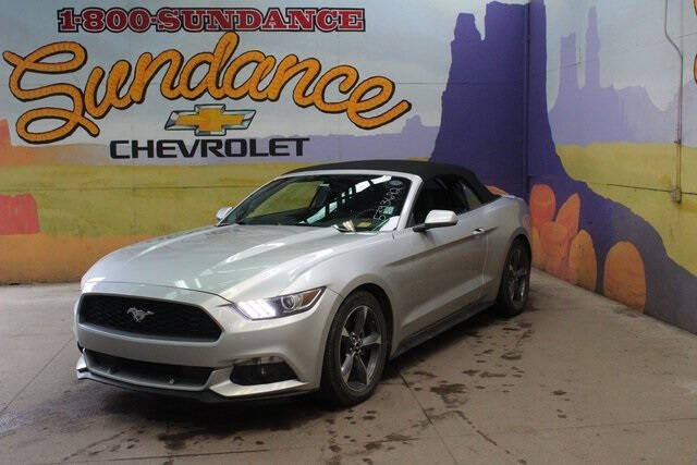 Used 2015 Ford Mustang V6 with VIN 1FATP8EM5F5393692 for sale in Grand Ledge, MI