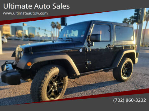 2015 Jeep Wrangler for sale at Ultimate Auto Sales in Las Vegas NV