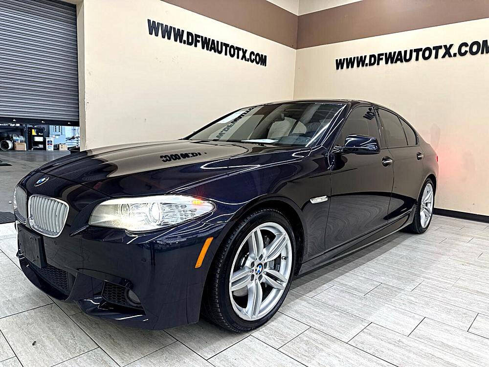 Blue 2013 BMW 5 Series 550i 550i 4dr Sedan 2