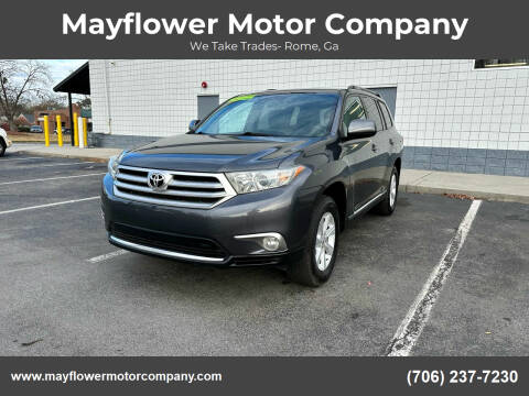 2013 Toyota Highlander for sale at Mayflower Motor Company in Rome GA