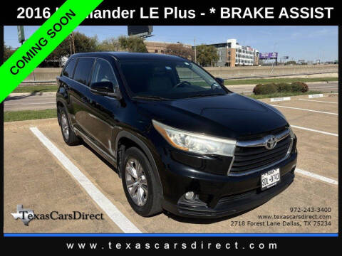 2016 Toyota Highlander LE Plus
