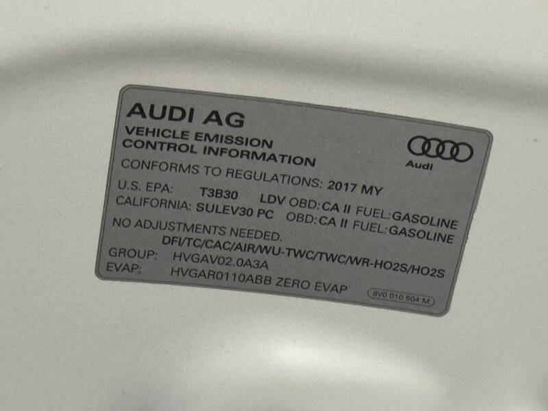 2017 Audi A3 2.0T Premium