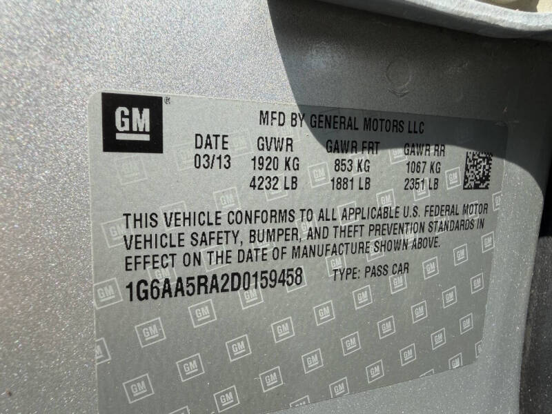 2013 Cadillac ATS 2.5L
