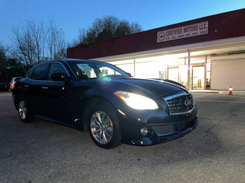 2011 Infiniti M56 for sale at Certified Motors LLC in Mableton GA