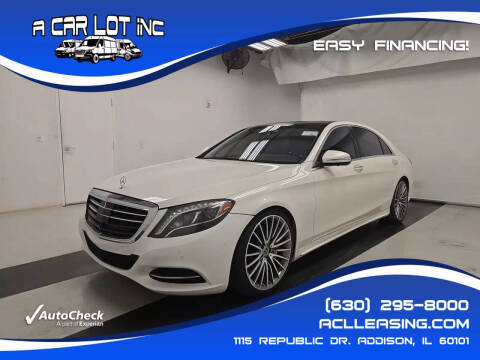 2016 Mercedes-Benz S-Class for sale at A Car Lot Inc. in Addison IL