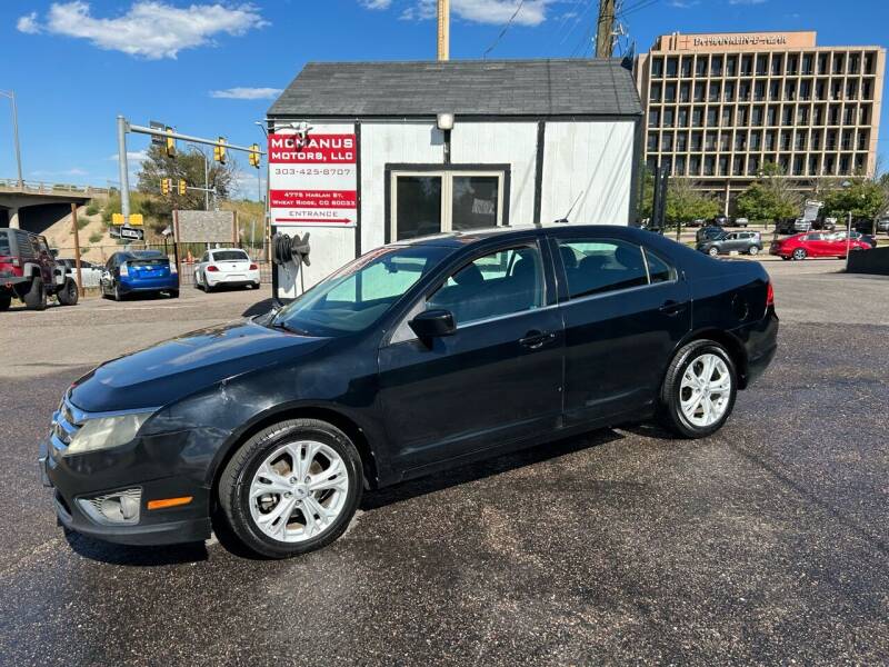 2012 Ford Fusion for sale at McManus Motors in Wheat Ridge CO