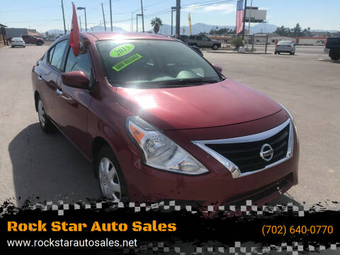 2015 Nissan Versa for sale at ROCK STAR TRUCK & AUTO LLC in Las Vegas NV