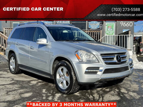 2012 Mercedes-Benz GL-Class for sale at CERTIFIED CAR CENTER in Fairfax VA