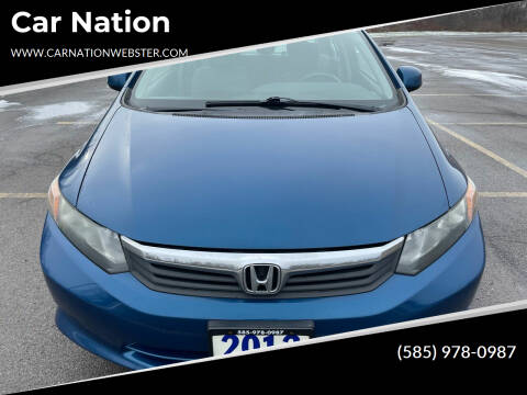 2012 Honda Civic for sale at Car Nation in Webster NY