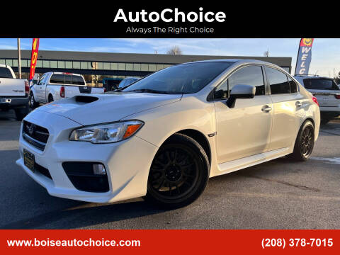 2017 Subaru WRX for sale at AutoChoice in Boise ID