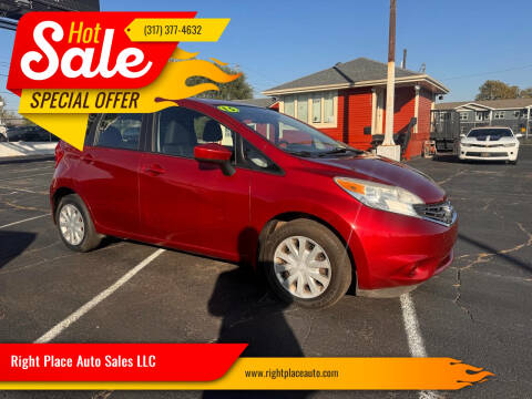 2016 Nissan Versa Note for sale at Right Place Auto Sales LLC in Indianapolis IN