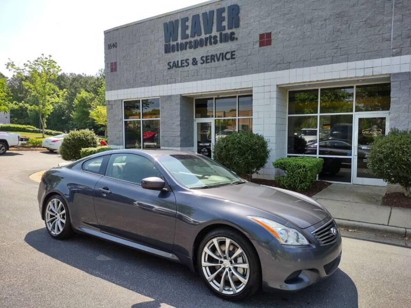 2008 Infiniti G37 for sale at Weaver Motorsports Inc in Cary NC
