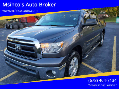2013 Toyota Tundra for sale at Msinco's Auto Broker in Snellville GA
