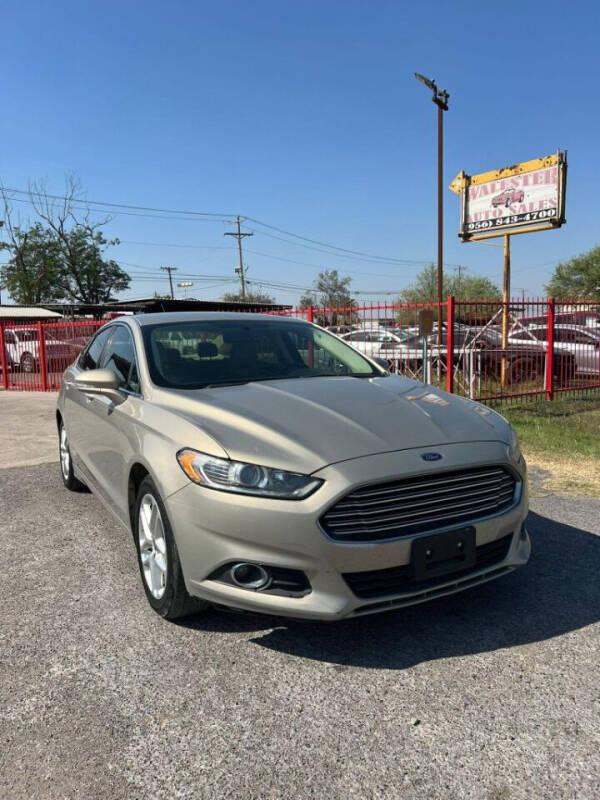 2016 Ford Fusion for sale at WALESTER AUTO SALES in Hidalgo TX