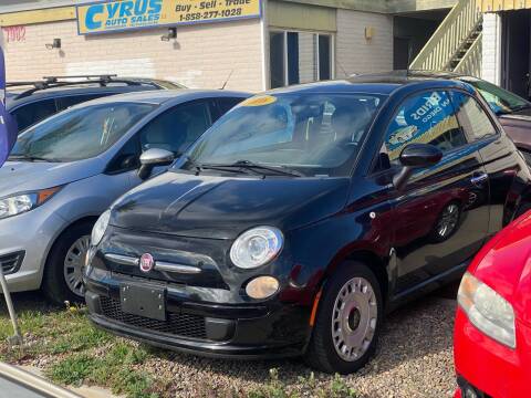 2016 FIAT 500 for sale at Cyrus Auto Sales in San Diego CA