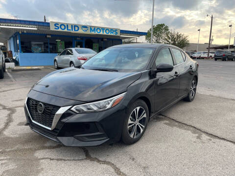 2021 Nissan Sentra for sale at Solid Motors LLC in Garland TX