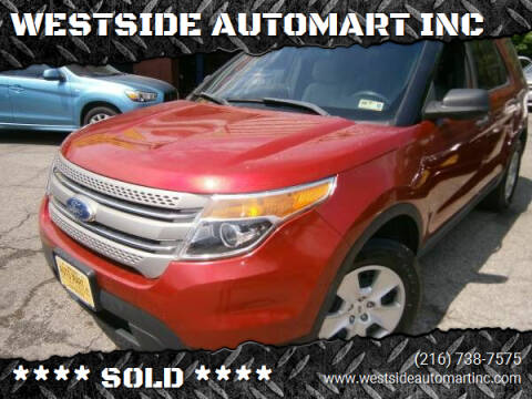 2012 Ford Explorer for sale at WESTSIDE AUTOMART INC in Cleveland OH