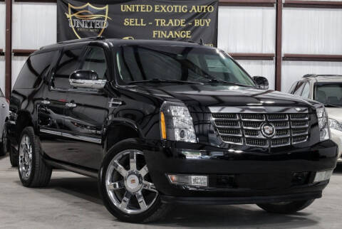 2014 Cadillac Escalade ESV for sale at United Exotic Auto in Houston TX