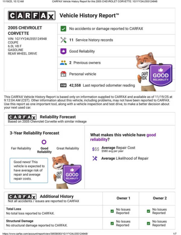 2005 Chevrolet Corvette