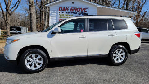 2013 Toyota Highlander for sale at Oak Grove Auto Sales in Kings Mountain NC