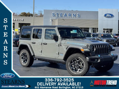 2022 Jeep Wrangler Unlimited for sale at Stearns Ford in Burlington NC